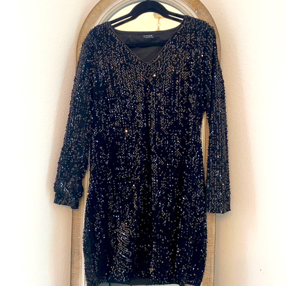 Amazon Fashion Sequin Black Dress